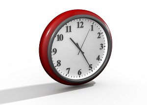 Clock with Shadow